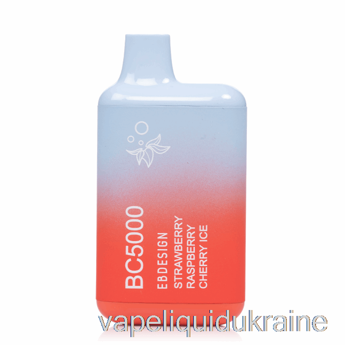 Vape Liquid Ukraine BC5000 Disposable Strawberry Raspberry Cherry Ice